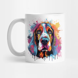 Watercolor Basset hound Mug
